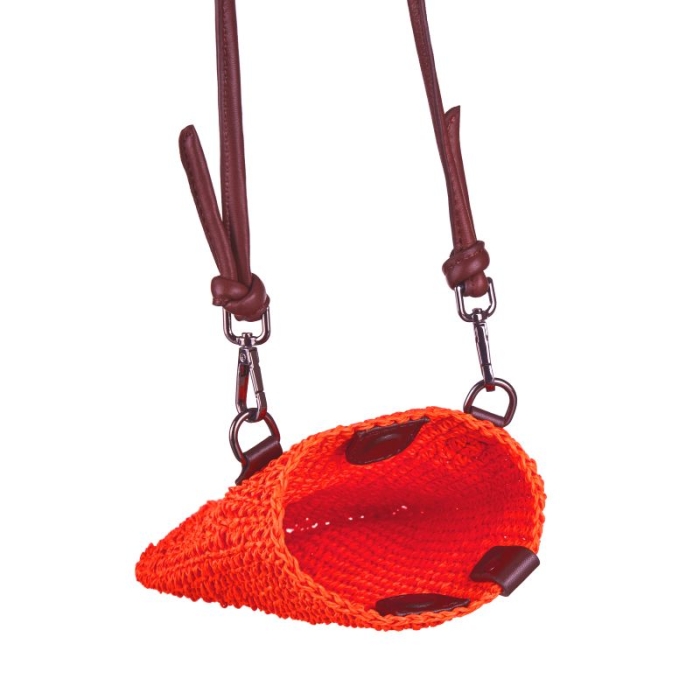 Preview: SEABREEZE MOBILE RAFFIA-CORAL Smartphone Tasche